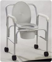 Aluminum Wheeled Commode Aluminum WheeledCommode - Model 552223