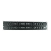 Hellermann Tyton P108-32-MOD Modular Patch Panel 32 Port, 2U, Steel, Black