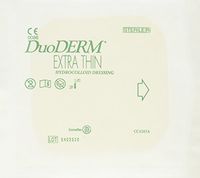Convatec DuoDERM Extra Thin Dressing, Square, 6" x 6", 10 per Box