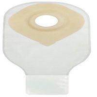 EI7612198BX - Securi-T USA 12 1-Piece Extended Wear Drainable Pouch Pre-Cut 3/4 Transparent 1 Curved Tail Closure