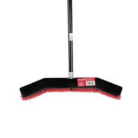 ROOT ASSASSIN Shop Broom/Push Broom, Keeps Debris Inside Broom, Best for Sweeping Kitchen Floors, Patios, Garages, Shops, Tile, Large Areas, and Wood Floors. Durable, Large, Light (Shop Broom)