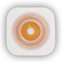 Convatec Little Ones Standard Flexible Wafer with Tape Collar 4" L x 4" W Size Square Shape (Box of 5 Each)