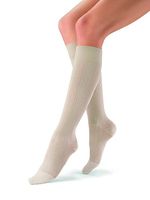 JOBST soSoft, Knee High Compression Socks, Brocade, 8-15 mmHg, Sand, MD