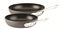 All-Clad E785S264/E785S263 HA1 Hard Anodized Nonstick Dishwasher Safe PFOA Free 8 and 10-Inch Fry Pan Cookware Set, 2-Piece, Black
