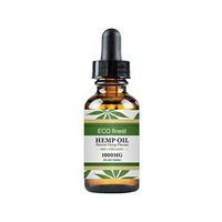 FENGLENG Premium Quality Hemp Plant Seed Oil 100% Organic, Sore Muscle Pain Relief Turmeric, Black Pepper, Peppermint, Lavender in a Sweet Almond Oil and Hemp Seed Oil Base (1000mg)