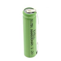 Exell 1.2V NIMH AAA 600mAh Rechargeable Battery w/Tabs for use with electric razors toothbrushes high power static applications (Telecoms UPS and Smart grid) electric tools electric mopeds USA SHIP