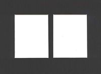 Pack of 5 11x14 Black Picture Mat, for 2 5x7 Photos or Pictures