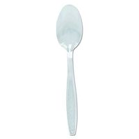 Solo GDC7TS-0090 Xtra-heavy Weight PS Clear Teaspoon - Bulk (Case of 1000)