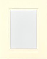 Pack of 10 16x20 Ivory/Ivory Double Mats Mattes with White Core Bevel Cut for 11x14 Photo + Backing + Bags