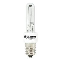 Bulbrite KX40CL/E12 40-Watt Dimmable KX-2000 Krypton/Xenon T3, Candelabra Base, Clear [4 Pack]