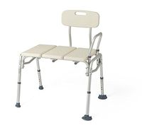 Medline MDS86952 Transfer Bench with Back (Pack of 2)
