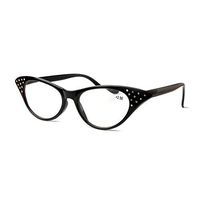 Inlefen Vintage Womens Fashion eyewear Cat Eye Magnifying Reading Glasses