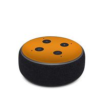 Solid State Orange - Skin Sticker Decal Wrap for Amazon Echo Dot 3rd Gen
