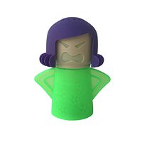 iFlyMars Angry Mama Microwave Oven Cleaner, Fast Action Steam Kitchen Gadget,Just Add Vinegar and Water (Green)