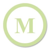 Personalized Simple Initial Envelope Seals - Set of 144 Self-Adhesive, Flat-Sheet, 1-1/2" Sticker Seals, By Colorful Images