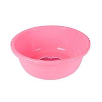 BRUIO Plastic Thicken Round Basin Household Washbasin Use for Wash Clothes Face Vegetables for Home Bathroom Kitchen,2PCS