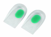 Steins 768-1115-0002 Silic Dual Comfort Heel Cushion, Women's (9-1/2-10) or Men's (8-9), Green, Women's (9-1/2-10) or Men's (8-9)