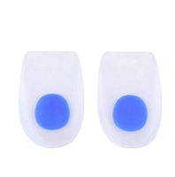 Silicone Gel Heel Cups 3 Pair - Shoe Inserts for Plantar Fasciitis, Gel Heel Cushions and Cups, Pad & Shock Absorbing Support?Silicone Gel Heel Pads for Heel Pain& Bone Spur