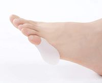 Pinky Toe Splint Protector Gel Little Toe Separator Guards for Men Women Hammer Toe Pads Bunion Relief 2 Pairs