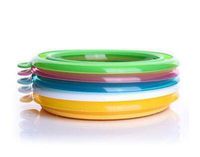 RPMDM Folding Basin 2.5L Travel Portable Washbasin Sink Tub Plastic washbasin (Color : Pink)