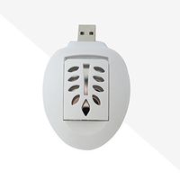 USB Mini Mosquito Killer,Electric LED Anti-Mosquito Lamp Insect Pest Repeller Fly Bug Insect Rejector Night Housefly (White)