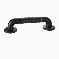 YSXZM Grab Bar, Stainless Steel Grab Rails Bathroom Safety Rails Barrier-Free Anti-Slip Handle Suitable for Toilets | Bathtubs | Disabled People | Elderly (Color : Black, Size : 58cm)
