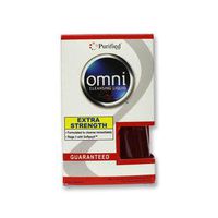 5 Pack - Purified Omni Cleansing Liquid 1 Fl Oz and Capsules Fruit Punch Flavor with Free Im Baked Bro and Doob Tubes Sticker