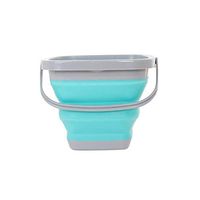 Multi Purpose Bucket Foldable Silicone for Outdoor Camping Barrel Travel Fish Car (5L)