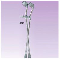 Forearm Crutches - Tall Adult fits 5'0"-6'6". Height adjusts 33"-42"