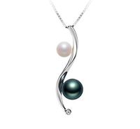 Elida Multicolor 5-8mm AA Quality Freshwater 925 Sterling Silver Cultured Pearl Pendant For Women
