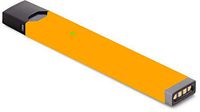 JUUL Skins Vinyl Decal Stickers Wraps & Covers (2 Pack) (Protective & Stylish) (Thin & Lightweight) (Easy Install) (Orange)