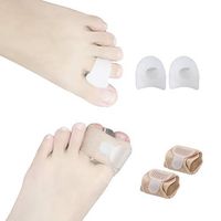Bunion Corrector, Bunion Splint, Pack of 4 Toe Separators, Toe Straightener, Cushion Pads for Mallet Toes, Hammer Toe and Overlapping Toes