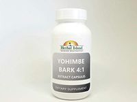 Yohimbe Bark Extract 4:1 Capsules - 120 Count 500mg Each
