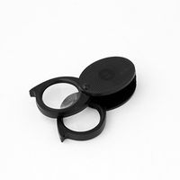 DOUBLE LENS FOLDING POCKET MAGNIFIER 5x,10x, MAGNIFICATION, 1.5" LENS DIAMETER, MADE IN USA