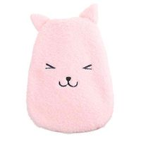 Yanvan❤️Plush Cover Warm Hands Hot Water Bags,Winter Water Injection Hand Warmer Warm Handbag Plush Warm Hands Hot Water Bags Water Filled Portable Thermal Bags (Pink)