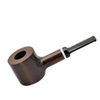 HAMMER no. 62 straight poker brown smooth pearwood tobacco smoking pipe by Mr. Brog (Poland)