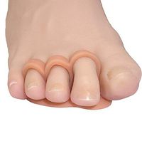 YXMxxm Toe Separators,Hammer Toes Support Pad Toe Separator,Relief Pain and Pressure Toe Straightener,One Size Fits Most(5 Pairs),1