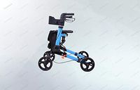 COLIDYOX>>>Folding Medical Rollator Walker Foldable Stable When You Need a Break from Walking or Standing, take a Rest on The Extra-Wide Memory Foam Chair-Like seat or flip The backrest