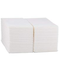 Your Lifestyle Brand's Linen-Feel Guest Towels. Disposable Hand Towels Soft and Absorbent Paper Hand Towels for Kitchens, Bathrooms, Weddings, Dinners, or Vendor Events. 200 Plain White Paper Napkins