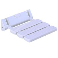 Li Wei Shop Bathroom Folding Chair Shower seat Safety Shoe Bench Disabled high Load-Bearing Bathroom Folding seat Space Saving Elderly Corridor Folding seat (Color : White, Size : 3232.810cm)