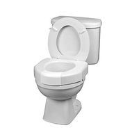 Maddak SP Ableware Elevated Toilet Seat with Open/Closed Front, Basic Closed Front