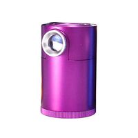 Loupe 10X Illumination Magnifier HD Lens Microscope Photo Jewelry Identification Watch DIY Crafts Engraving and Repair Adjustable Focus Purple Magnifier