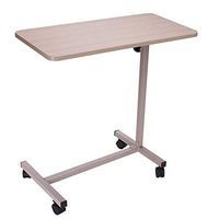 WDDMFR Bedside Table,Single Column Crank Adjustable Stand Up Desk with Casters Uitable for Living Room, Bedroom, Washroom, Hospital