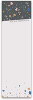 By Kathy All You Need is Less Magnetic List Notepad in Colorful Terrazzo Design