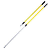 Rubbermaid Commercial Quick-Connect Straight Extension Handle, Yellow (FGQ75500YL00)