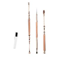 SUPVOX 4PCS Ear Wax Removal Kit Ear Hygiene Care Sets Stainless Steel Ear Cleaning Tool