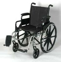 Wheelchair - 16" Seat Width Wheelchair High Strength Light Weight Frame