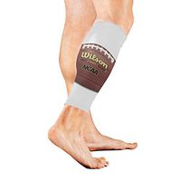 Stretch Sport Calf Sleeve Unique Olive Ball Protective Guard for Men Women - Best Footless Compression Socks for Shin Splints, Running,Basketball Football (1 Pair)