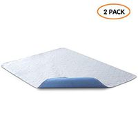 Bedecor Incontinence Pad/Underpad Quilted Waterproof with Highly Absorbent, Washable Protector for Children or Adults with Incontinence -34"x52"(2 Pack)