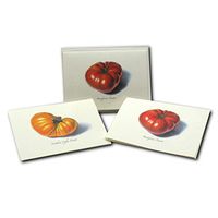 Earth Sky + Water - Tomato Assortment Notecard Set - 8 Blank Cards with Envelopes (4 each of 2 styles)